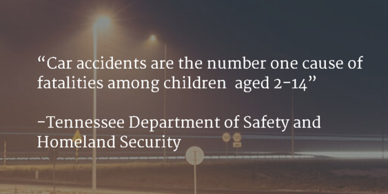 Car accidents are the leading cause of fatalities among children