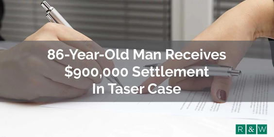 86 Year Old Man Receives a $900,000 Settlement in South Carolina Taser Case