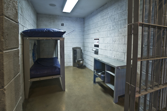 Jail cell interior