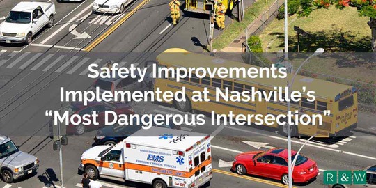 Safety Improvements Implemented at Nashville's Most Dangerous Intersection