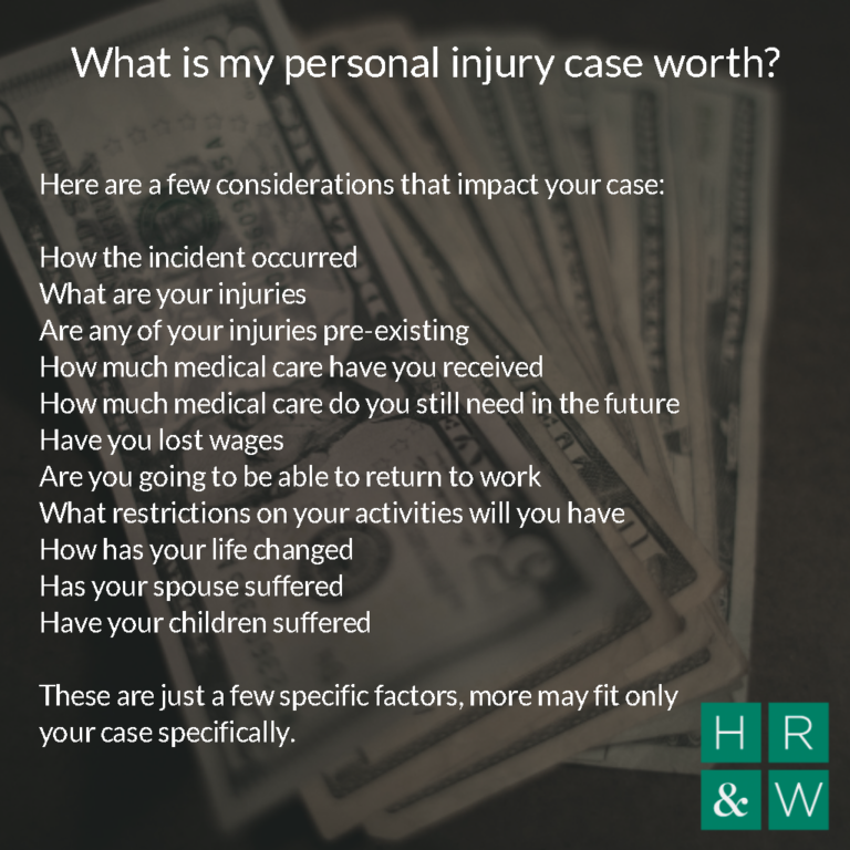 What is my personal injury case worth