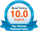 Avvo Rating Personal Injury Award